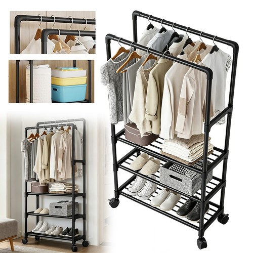 Kleiderständer rollgarderobe - kleiderständer,