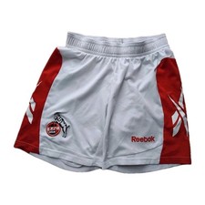 FC ⚽Köln⚽ Trikot- Hose S Weiß Rot Reebok Fussball Sport Kurze Shorts 