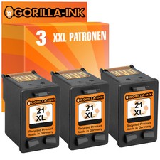   3x  Patronen für HP21 | Deskjet F350 370 375 380 385 D1311 PSC 1410 Fax 1250