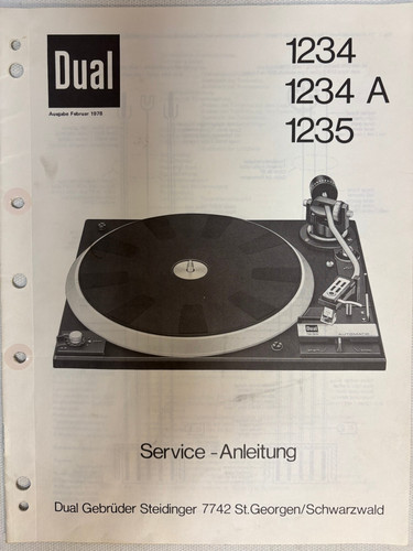 Dual service manual - dual,