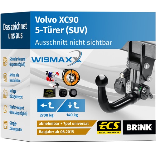 Anhängerkupplung für volvo - anhÄngerkupplung,
