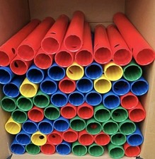 10 er Sets Quadro Rohre Stangen 35 cm  Klettergerüst Qaudro Rot Gelb Grün Blau