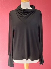 Zara Blusen Shirt Schwarz