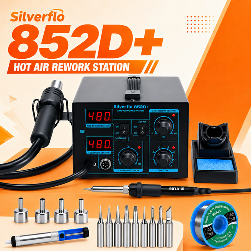 852d digital 2in1 soldering - 2in1,
