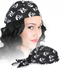 Bandana Piratentuch Biker Rocker Kopftuch Pirat Kostüm Gothic Punk 123886513