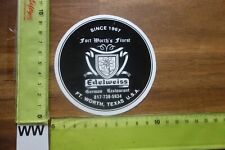 Alter Aufkleber Reise Land Hotel Restaurant EDELWEISS Ft. Worth TEXAS USA