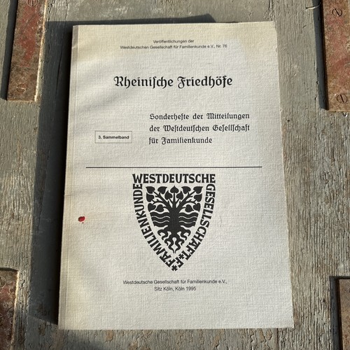 Rheinische friedhöfe 1995 - friedhöfe,, 1995/