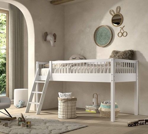 Halbhohes bett kinderbett - bett,
