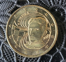 50 Cent Münze   2023 Kroatien,  Sammler, Nikola Tesla .........................2