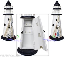 Deko-Leuchtturm Holz