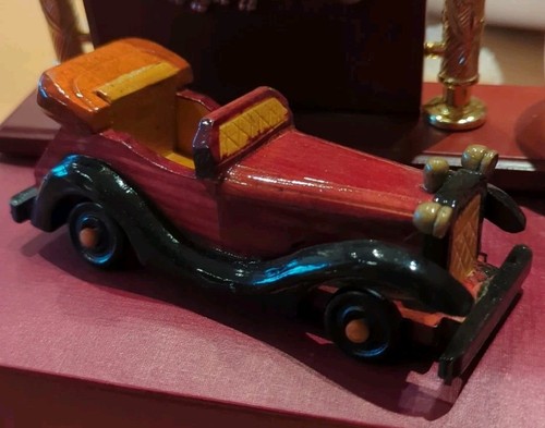 Vintage holzauto handarbeit - vintage,