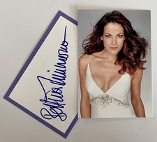 Bettina Zimmermann * Original Autogramm auf Karteikarte