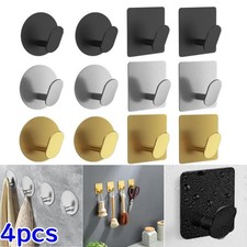 Kleiderhaken Modern Garderobenhaken Edelstahl Wandhaken Bad Huthaken ohne Bohren