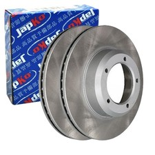 2X JAPKO BREMSSCHEIBEN VORNE 298mm BELÜFTET PASSEND FÜR LAND ROVER DEFENDER