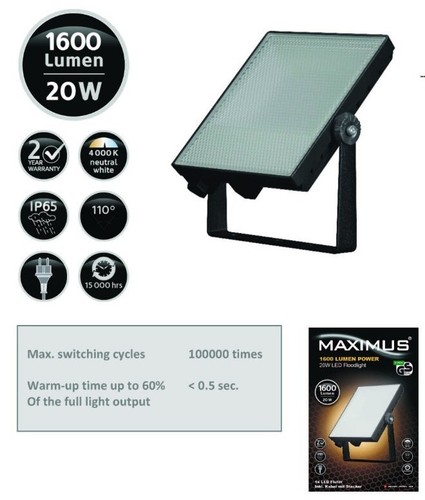 Maximus 1600 lumen 20w - maximus,