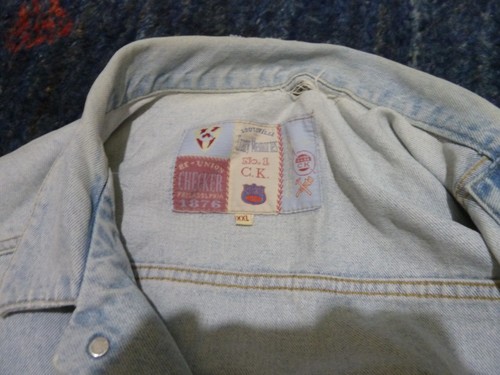 Original checker jeansjacke - original,