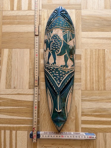 Afrikanische löwen holzmaske - afrikanische, löwen-holzmaske