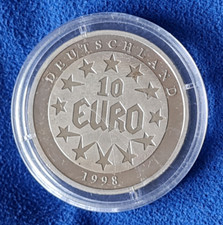 Medaille Münze Neusilber Raub der Europa