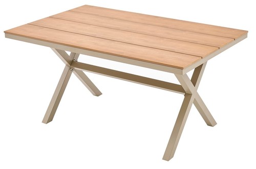 Aluminium gartentisch - aluminium,