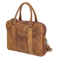 The Skandinavian Brand Leder Businesstasche Hunter  tan