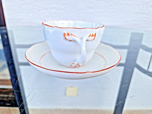 Alte porzellan tasse und - porzellan,