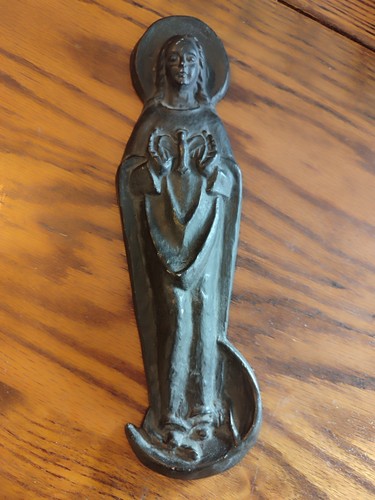Vintage wandrelief madonna auf - vintage,