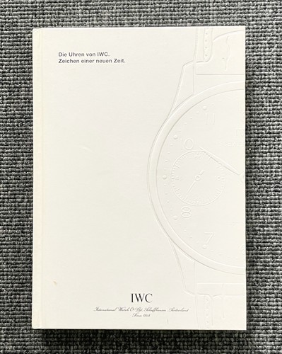 Iwc schaffhausen book catalog - iwc,