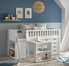 halbhohes Funktionsbett 90x200