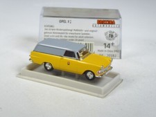 (YG-17) Brekina 20182 Opel P2 Caravan PTT Schweiz Post in OVP, selten