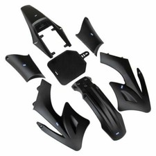Verkleidungs set schwarz matt - schwarz,