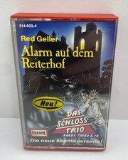 Hörspiel MC Das Schloss Trio Alarm auf dem Reiterhof Nr. 9 Sammlerstück Kassette