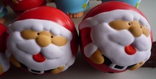 Knautschball Weihnachtsmann Knautschfigur, Anti-Stressball Knautschis Squeezies