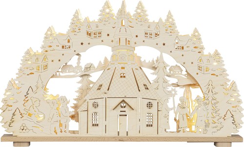 Schwibbogen seiffener kirche - schwibbogen,