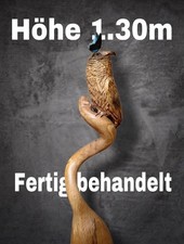 Große Gartenfigur Eule Aus