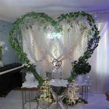 Hochzeit Bogen Deko Traubogen Rosenbogen Hintergrund Herz Metall Ring Girlande