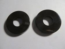 2x HEWI Griff Rosette nur Abdeckung Braun Durchmesser 5,0cm  6 mm dick Loch 20mm