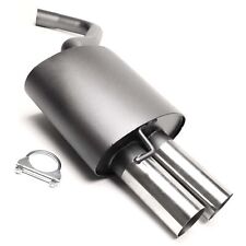 TA TECHNIX Sportauspuff 2x76mm SCHARF für BMW E91 Kombi 316-320 318D 320D +ABE