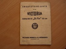  Ersatzteile Liste Katalog Victoria Kraftrad KR 125 Bi-Fix 1953