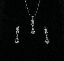 Silber Topas Ohrringe