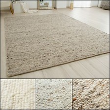 Handwebteppich Birgsau - 100% Schurwolle - 3 Farben / 12 Größen Neu + OVP