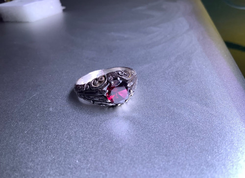 Antiker silber ring mit - antiker,
