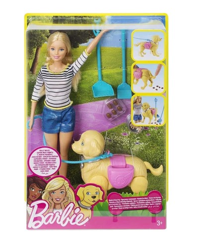 Barbie dwj68 walk - barbie, potty