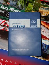 Tabellenbuch Mercedes Benz  W