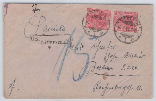 Stettin 1919 brief mit - r.,