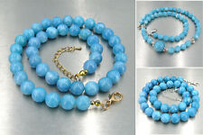 OPERHAUS Maßanfertigungen individuell Schmuck Larimar-Kette Halskette Handmade