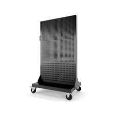 Werkzeugwand mit Lochwand Werkstattwand Metall Griff Rollen Pulverbeschichtet