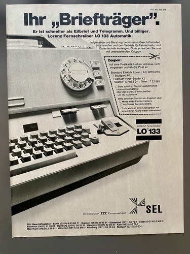 Sel fernschreiber elektrik - sel,