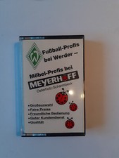 Fussball Fan Artikel Kassette von 1991 Werder gegen Bayern