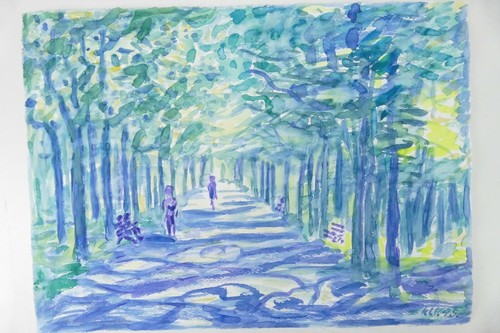Wilhelm klußmann aquarell - wilhelm,