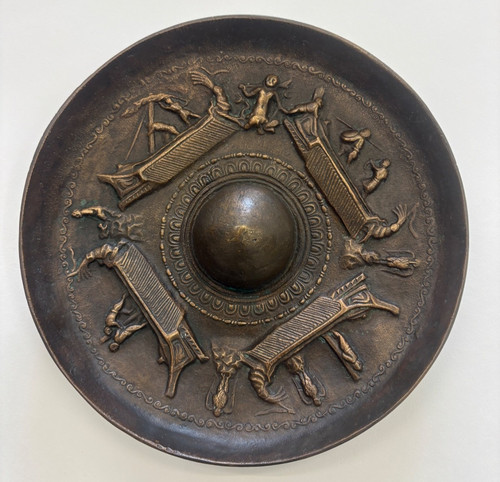 Bronze teller schale - teller,